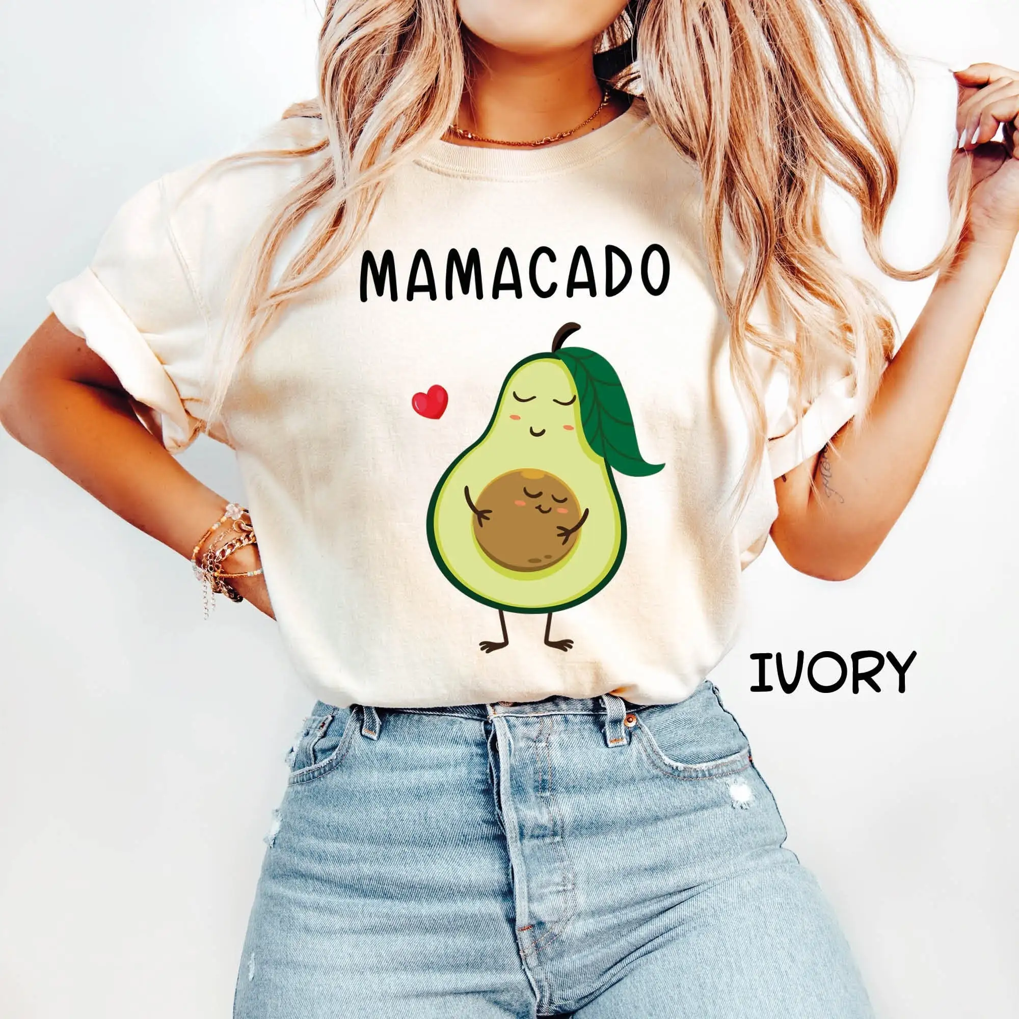 Mamacado T Shirt Baby Announcement Comfort Colors Pregnancy Reveal Maternity Shower S Coming Soon