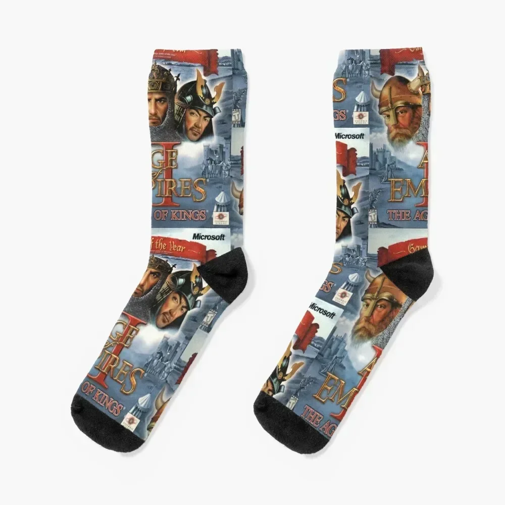 

Age of Empires II Box Art Socks happy funny gifts Hiking boots Designer Man Socks Women's