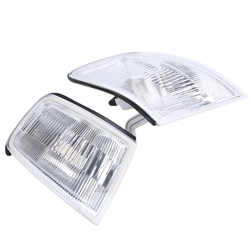 Fit For Honda Accord 1993 1994 1995 1996 1997 1998 Front Bumper Turn Signal Light  Corner Lamp Housing Clear Lens Left & Right