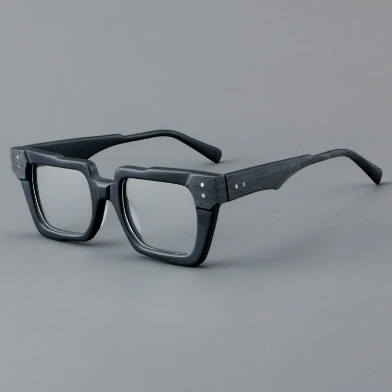 

Thick Acetate Square Frame Glasses for Men Optical Prescription Eyewear Handmade High Quality Women Myopia Reading Eyeglasses