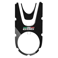 3D Carbon-Look Motorrad Tank Pad Schutz für Monster 696 2008 2009 2010 2011 2012 2013 2014