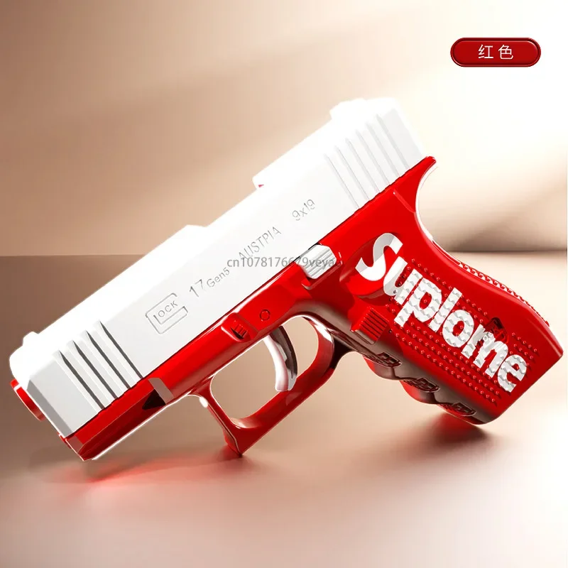 2024 Children\'s Water Gun, Manual Continuous Glock Water Gun, Boys and Girls Play Bucket Cooling Toys in Summer Water Gun