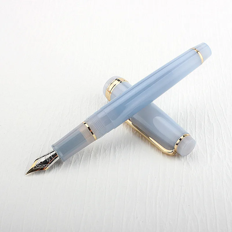 Luxuriöser Jinhao 82 Füllfederhalter, tiefblauer Acryl-Stift, EF F Feder, Business, Büro, Schulbedarf, Schreibtintenstift – Detail 15
