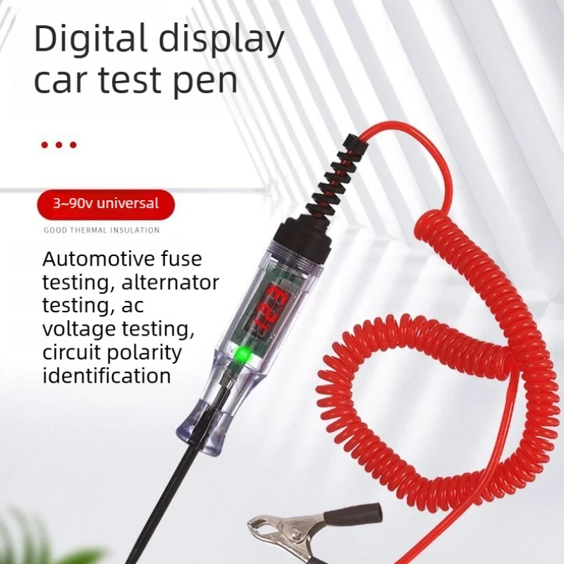 

6V 12V 24V Car Truck Voltage Circuit Tester Auto Car Diagnostic Probe Test Pen Light Bulb Electric Measuring Pen Repair Tools