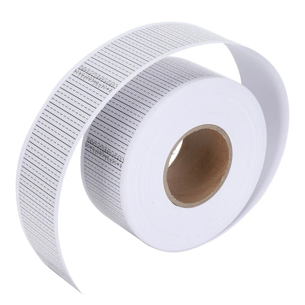 50m Length Blank Music Box Paper Strip Black Grid Printed 30 Note Music Box Paper Tape Paper Tape Cardstock Material