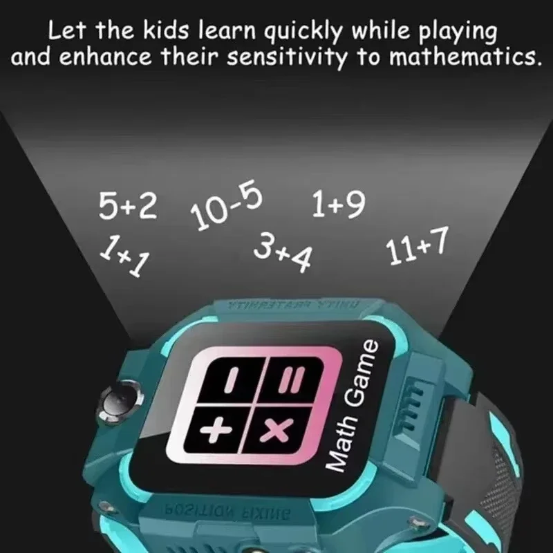 Lenovo 2027 – nowy smartwatch 5G dla dzieci, wyposażony w kamerę 8K, GPS, funkcję lokalizacji, możliwość wywołania pomocy SOS, wodoodporny, z slotem na kartę SIM, idealny dla chłopców i dziewczynek, elektroniczny. — zdjęcie produktu 5