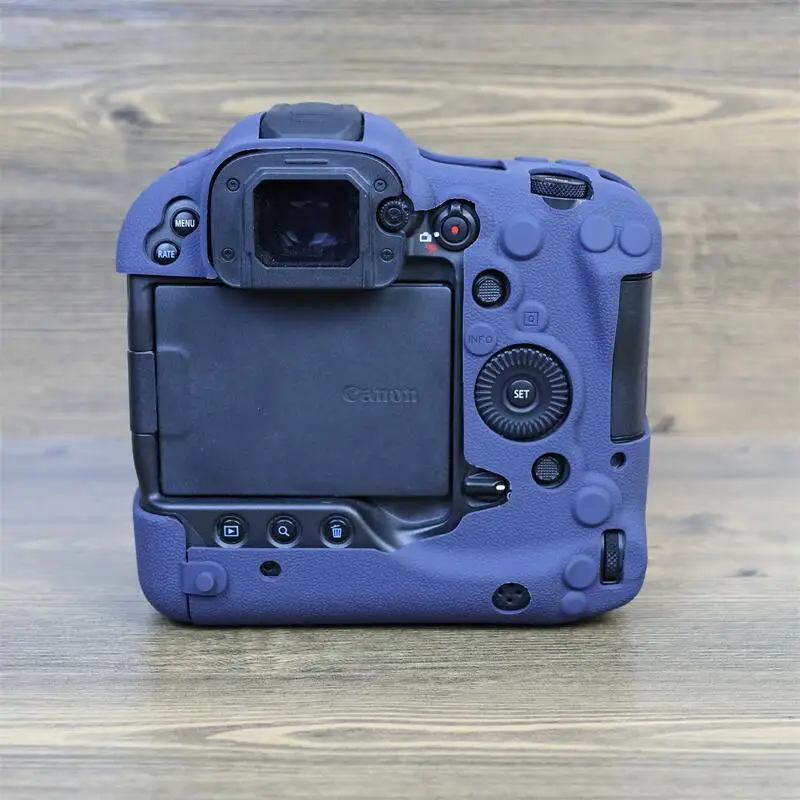 เคสป้องกันกรอบซิลิโคนแบบนิ่ม, อุปกรณ์ป้องกันฝาครอบสำหรับกล้อง Canon EOS R3 EOSR3กล้องมิเรอร์เลส