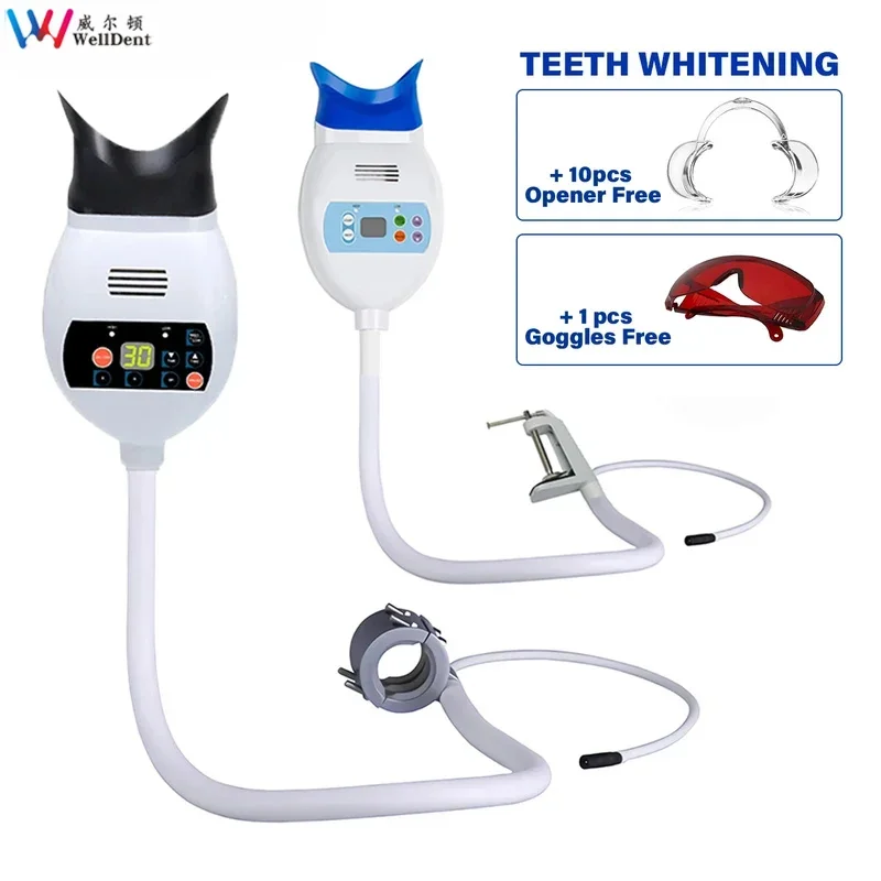 

Dental cold light 3 color LED high power brightness tooth whitening machine bleaching accelerator unit light dental tools