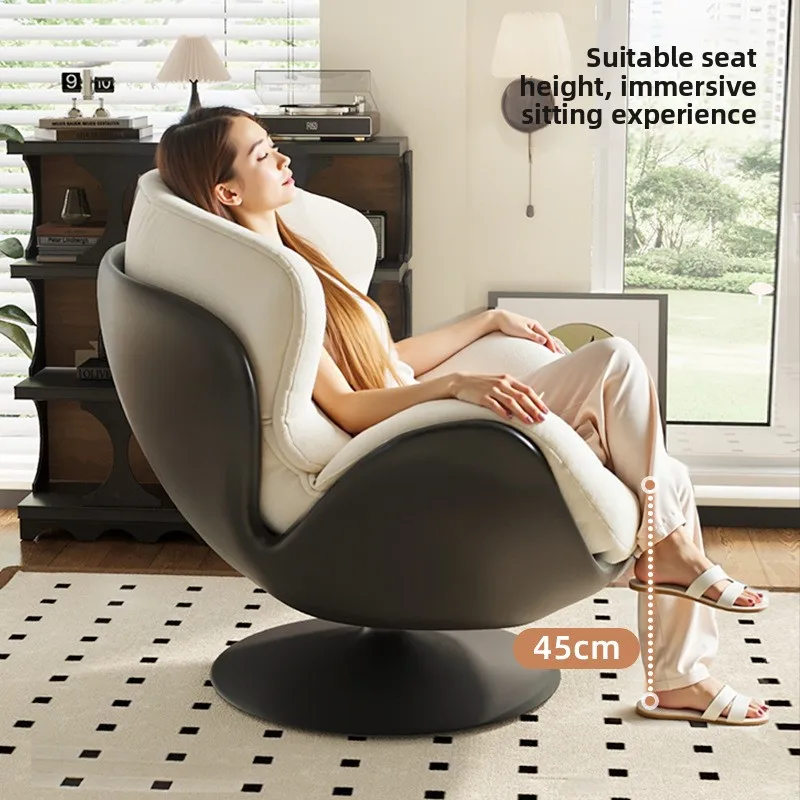 Upgraded and enlarged lazy sofa, 360 ° rotating single sofa, living room leisure sofa, thickened soft pack lazy sofa chair
