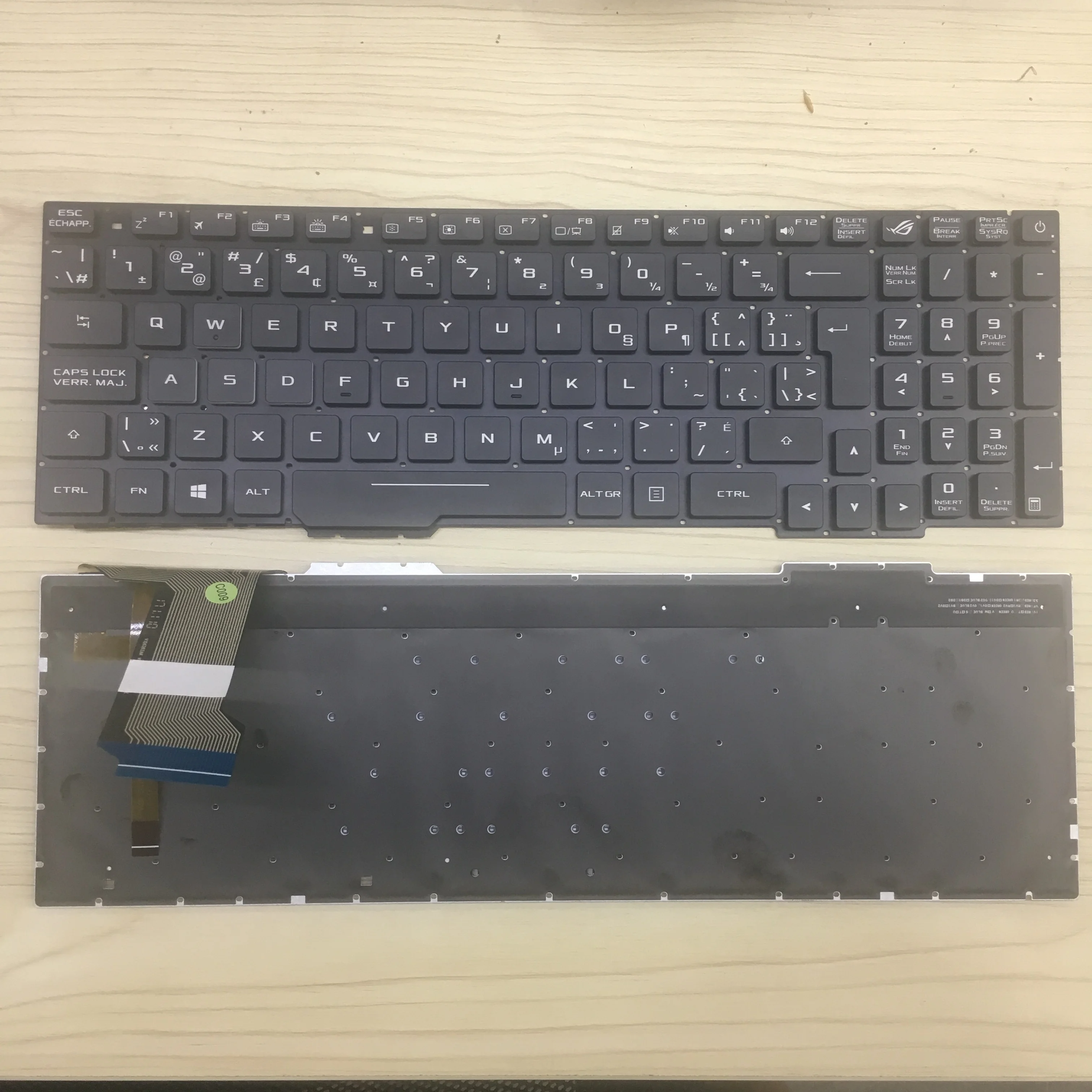 For  GL553 GL553V GL553VW ZX553VD EF Laptop Keyboard with backlit