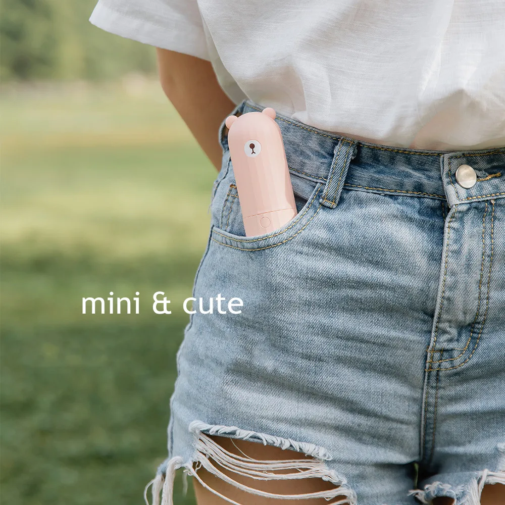 Mini ventilatore portatile portatile 2500mAh ventilatore ricaricabile ventilatore a vento a 2 marce Desktop per esterni casa piccolo ventilatore Usb ricaricabile