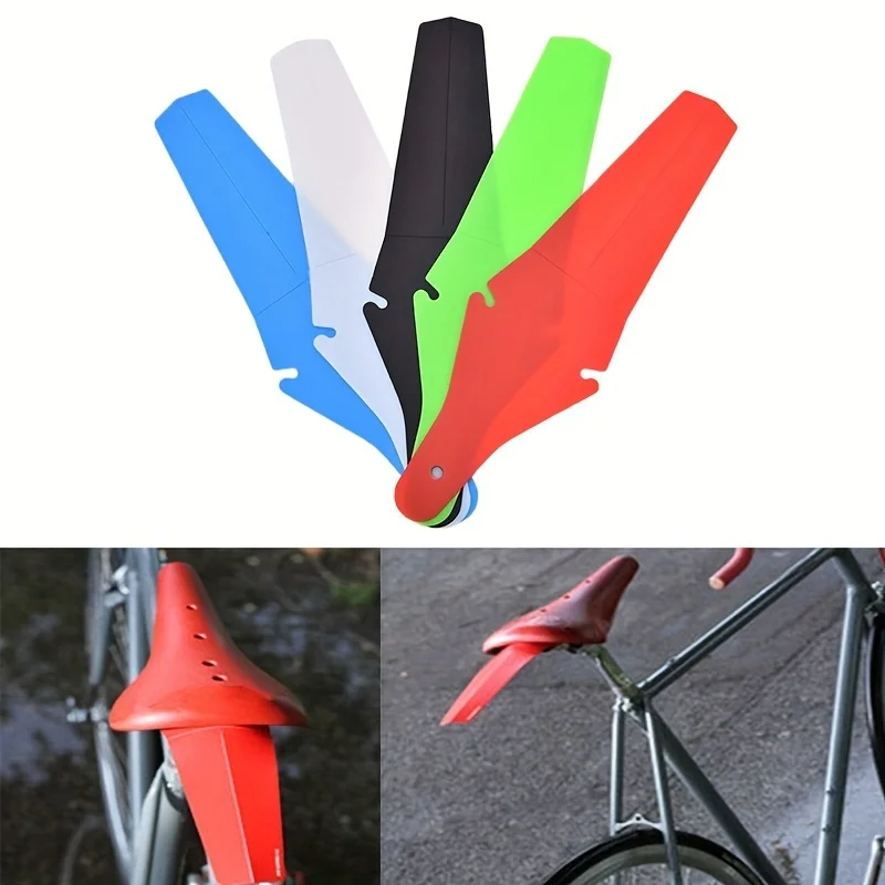 

1PC Saddle Mud Removal Mudguard Tile Riding Equipment Accessories Saddle Bicycle Mudguard Bicycle Mudguard Bicycle Accessories