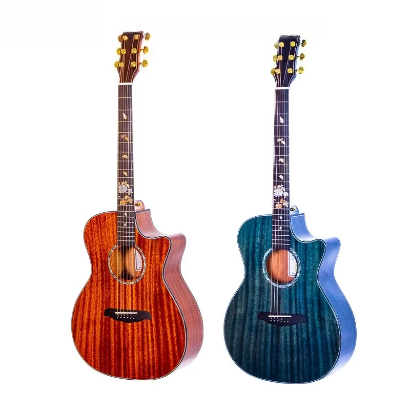 Acoustic guitar 40-inch mahogany core acoustic , veneer guita instrument high-end guitar