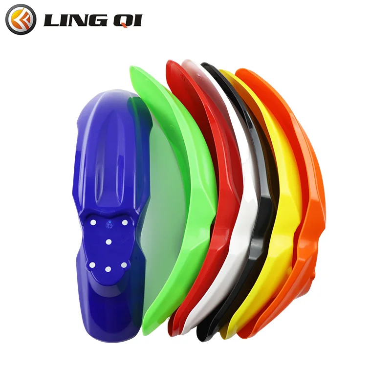 LINGQI Modified CRF 70 Plastic Front Fender Wheel Mudguard Mud Guard For  CRF70 Dirt Pit Bike XR70 90 110 125 140cc Parts