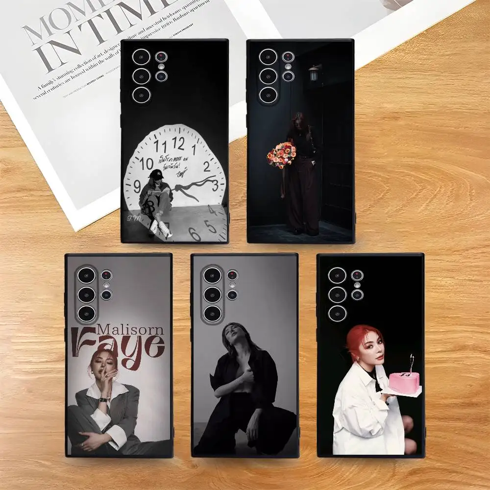 

F-Faye Malisorn singer Phone Case for Phone S series s21 s22 s23 s24 s25 FE Plus Ultra TPU Soft to Skin-friendly case