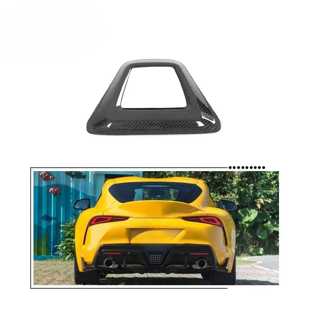 

Dry Carbon Fiber Rear Tail Light Lamp Cover Trim Kit for Toyota Supra GR A90 MK5 2019-2024