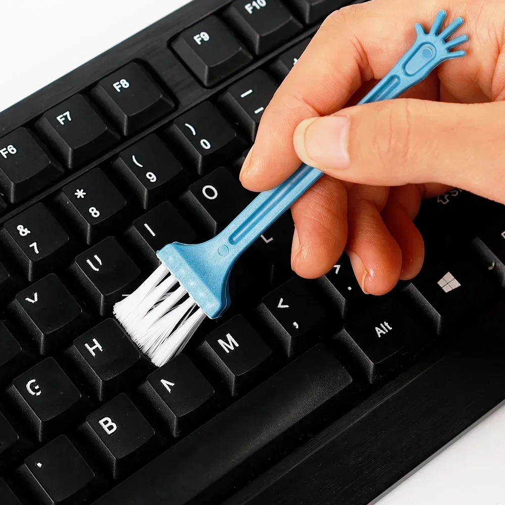 10pcs/set Portable Keyboard Cleaning Brush Cleaner Dust Remover For Laptop Computer Mobile Phone Multifunctional Brushes Kit