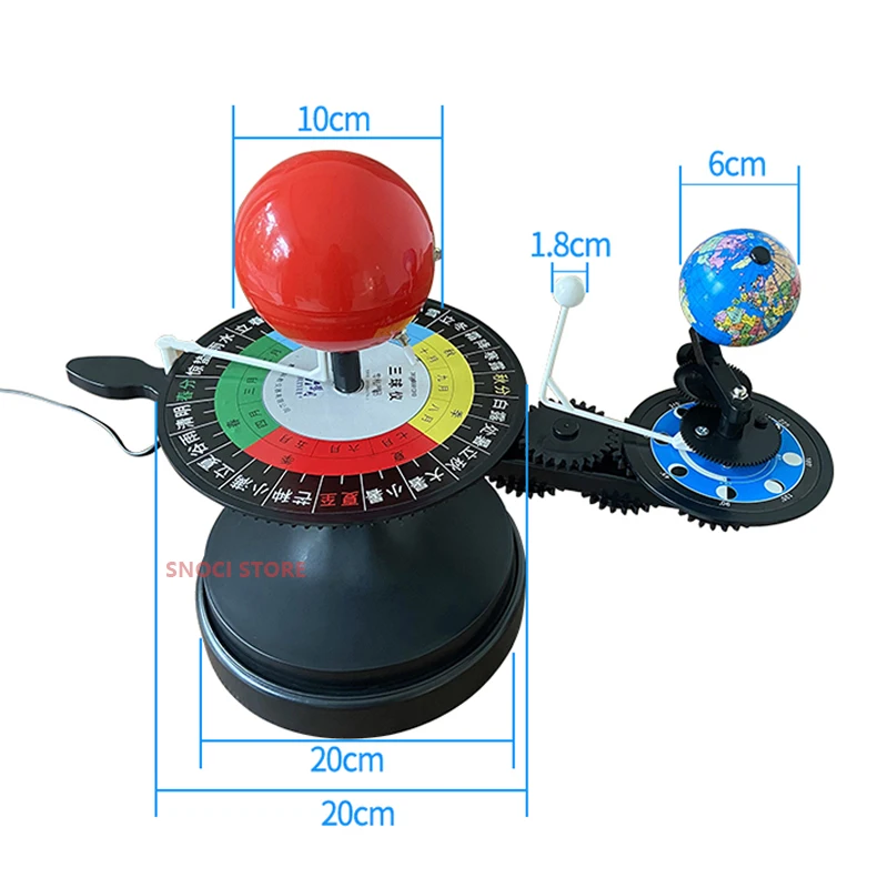 

Solar System Sun Earth Moon Orbital Planetarium Model Educational Planetarium Project Kit for Science Astronomy Teaching