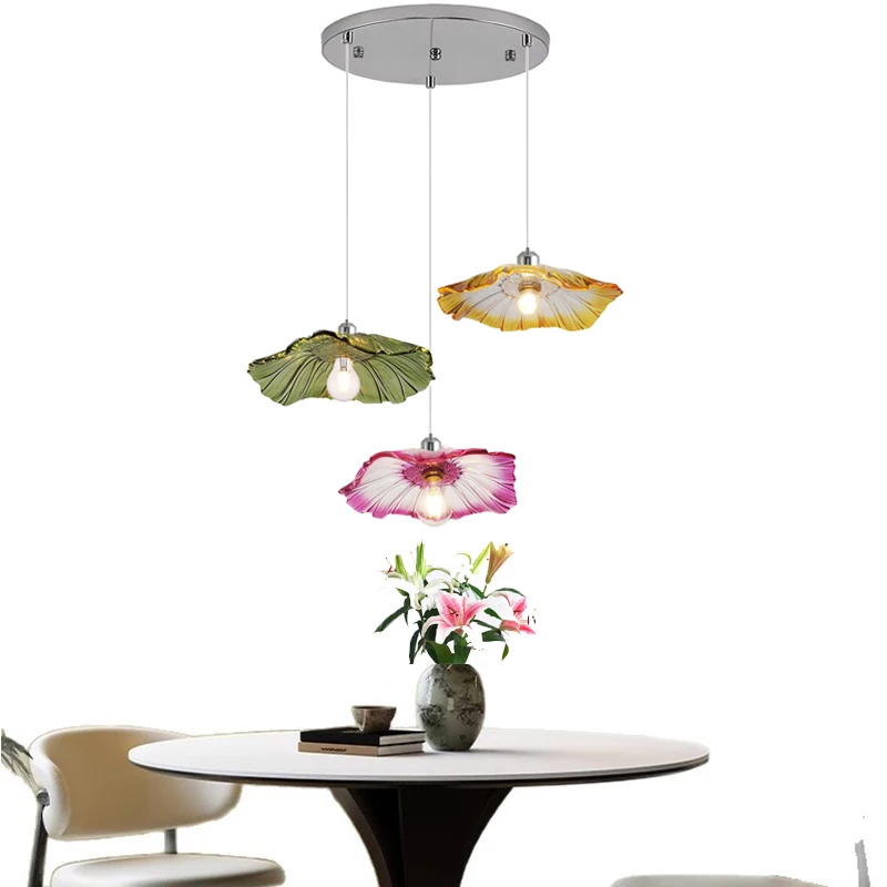 ガラスペンダントランプダイニングルームキッチンアイランド吊り下げシャンデリア天井リビングルーム屋内装飾照明器具寝室