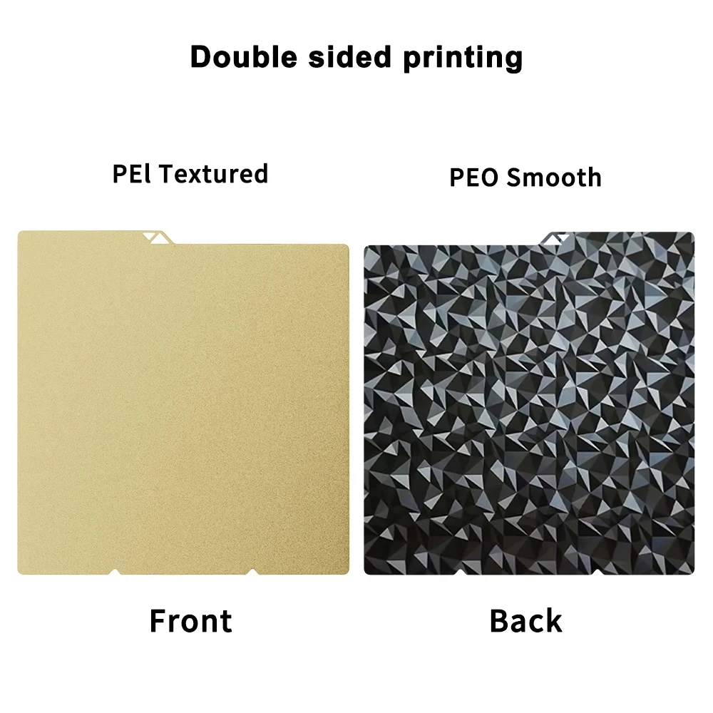 Für Anycubic Kobra X Bauplatte 264 x 276 mm Kaltplatte Kobra S1 Combo Bauplatte doppelseitig PEI PEO PET PEY Kobra S1C Blatt