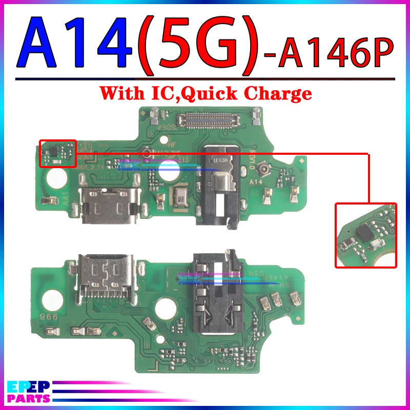 Usb Dock Charger Port for Samsung Galaxy A05 A05S A15 A25 A35 A55 A04 A04E A04S A14 A24 A34 A54 4G 5G Charging Board Module