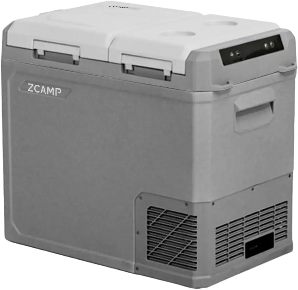 

GES55 Portable Freezer,Dual Zone 12 Volt Car Refrigerator,43QT(41L) 12v cooler Fast Cooling Fridge, with 12/24V DC 100-240V AC