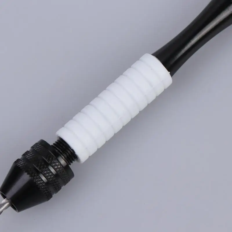 Mini-Mikro-Handbohrer aus Aluminium mit schlüssellosem Bohrfutter, HSS-Stahl-Spiralbohrer, Holzbearbeitungs-Bohrwerkzeug, manueller Handbohrer – Detail 21