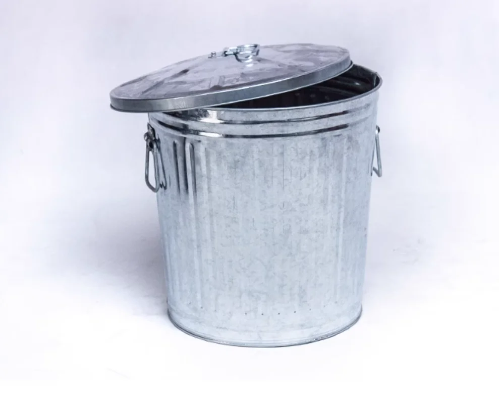 75L/45/35L outdoor trash can, large, oversized outdoor property, industrial peel box with lid, sanitation trash can