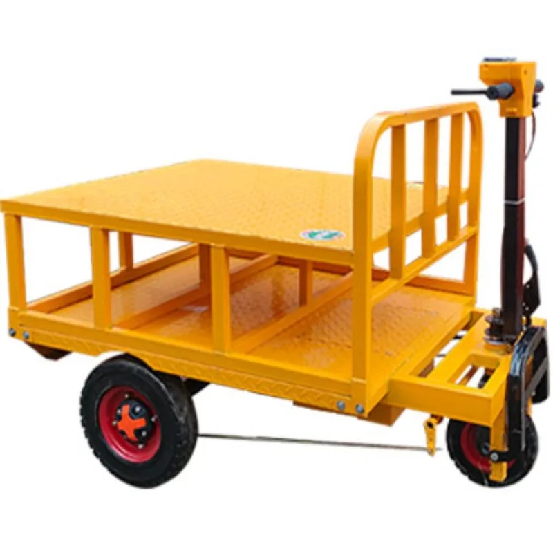 Electric flatbed truck for construction sites warehouses farms feed trucks