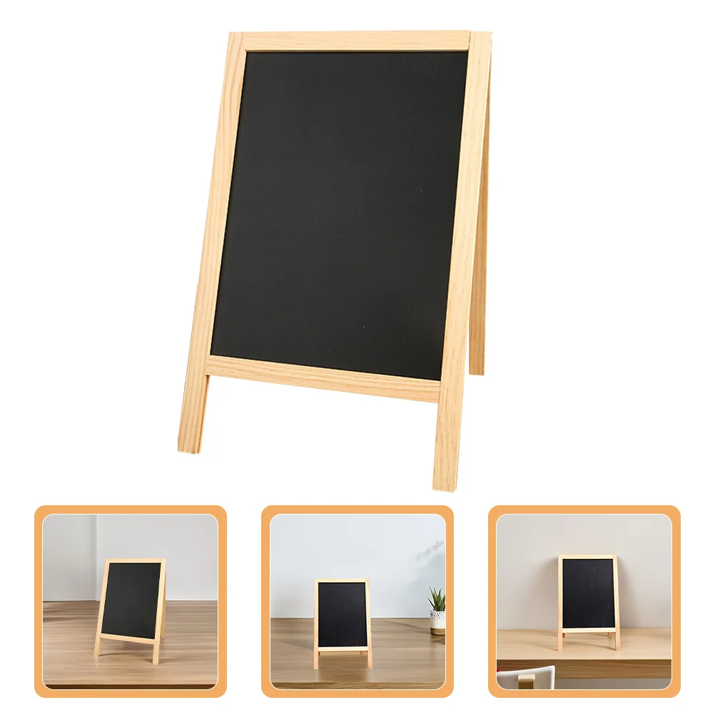 حامل لوحة رسائل سبورة خشبية صغيرة على الوجهين، حديقة المطبخ، حفلات أعياد الميلاد، حفلات الزفاف، ملاحظات قابلة للمسح، عرض الرسم #1