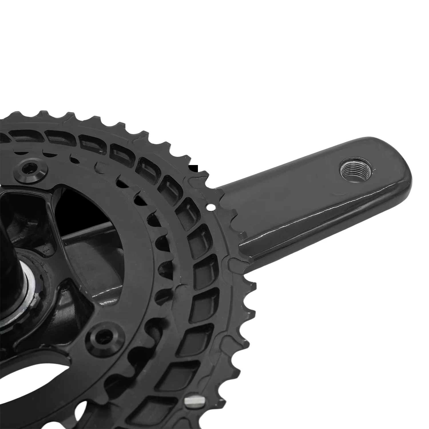 High-strength carbon fiber crank for speed and efficiency bicycles 162.5mm- 175mm 50/34T