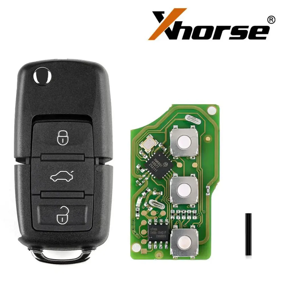 1pcs Xhorse VVDI2 Wire Remote XKB501EN/XKB508EN/XKKF02EN/XKHY02EN/XKMQB1EN/XKKF20EN/XKLKS0EN for VVDI Key Tool Car Remote Key