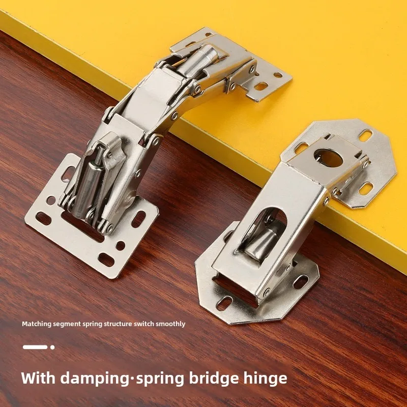 NORMAL Cabinet Hinge 90/150/170 Degree No-Drilling Hole Cupboard Door Hydraulic Hinges Soft Close With Screws Furniture Hardware