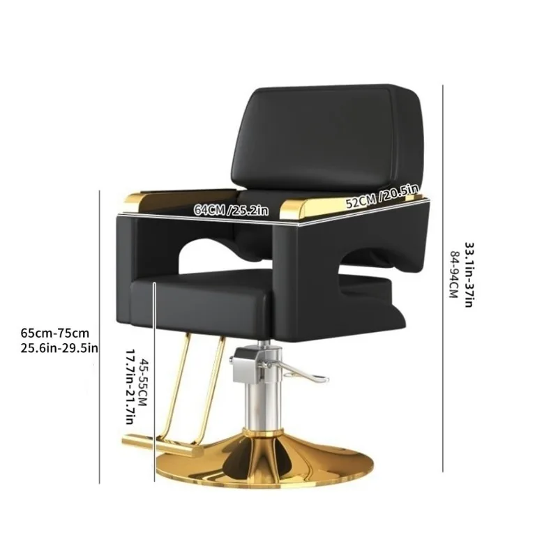 

Professional Simple Barber Chairs Quality Trendy Comfortable Ergonomic Salon Chair Styling Simple Sillon Barbero Salon Furniture