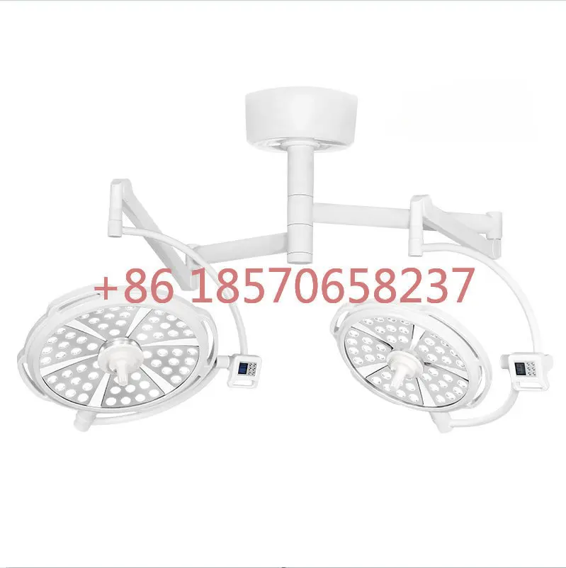 MT MEDICAL Double Dome Wall-mounted Shadowless Operating Surgery Lamp Led Surgical OT Light with Adjust Color Temperature