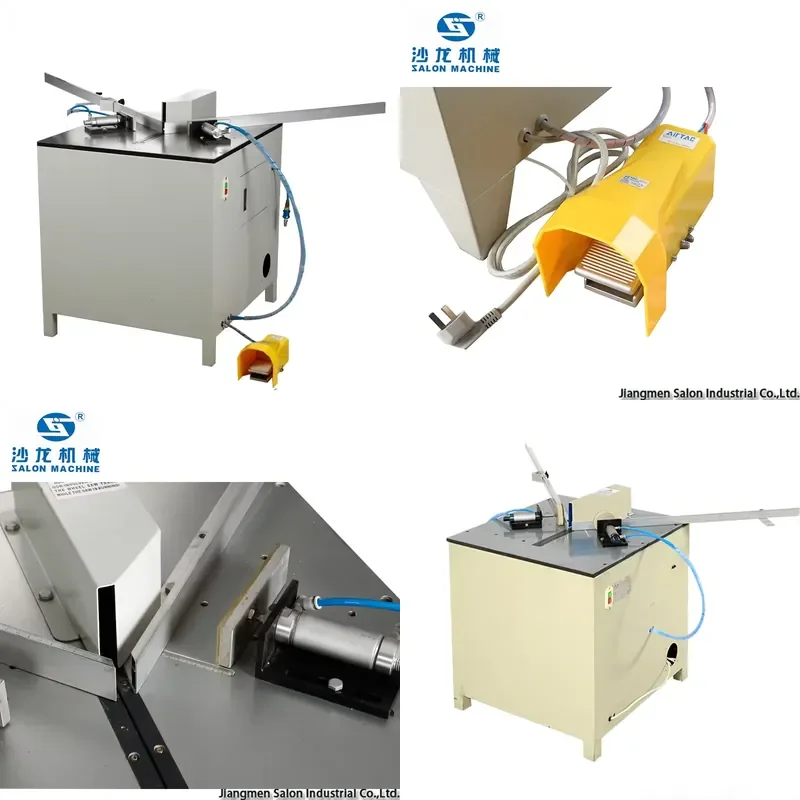 Pneumatic Wood Plastic PVC Frame Cutting Machine Frame Guillotine