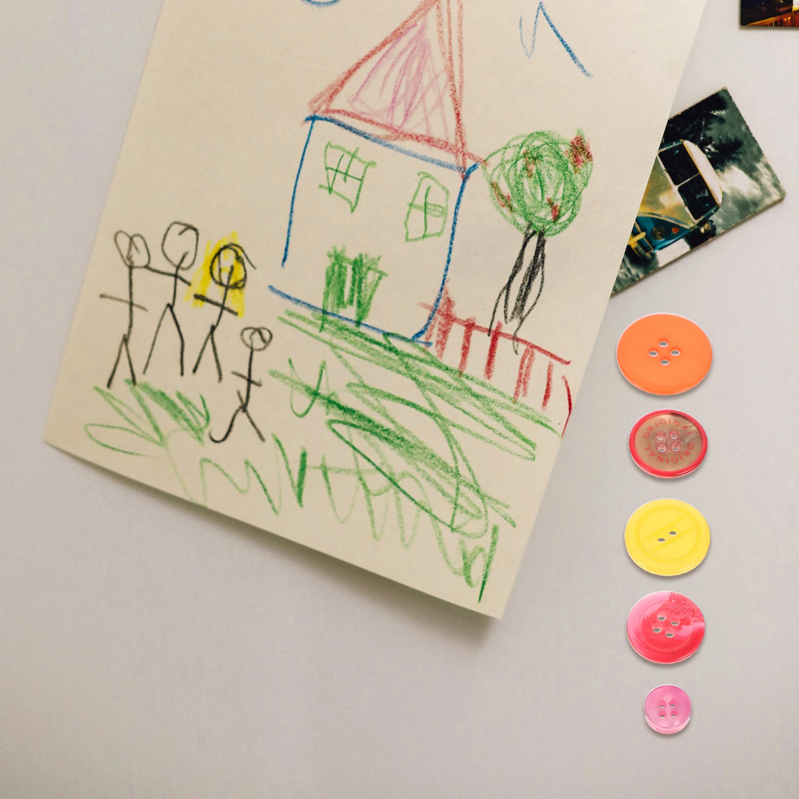 

660 шт. полимерных пуговиц: универсальные плоские круглые пуговицы для одежды, рукоделия, скрапбукинга, чехлов для телефонов, персонализированных брошей