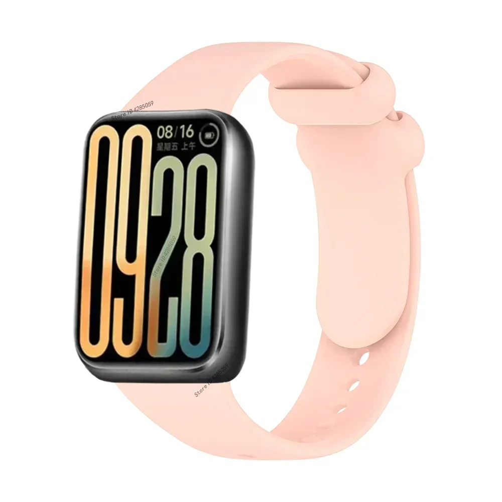 Silicone Strap For Xiaomi Mi Band 9 Pro/8 Pro Smart Band Bracelet Sport Strap For Xiaomi Redmi Watch 4 Smart watch Wristbands