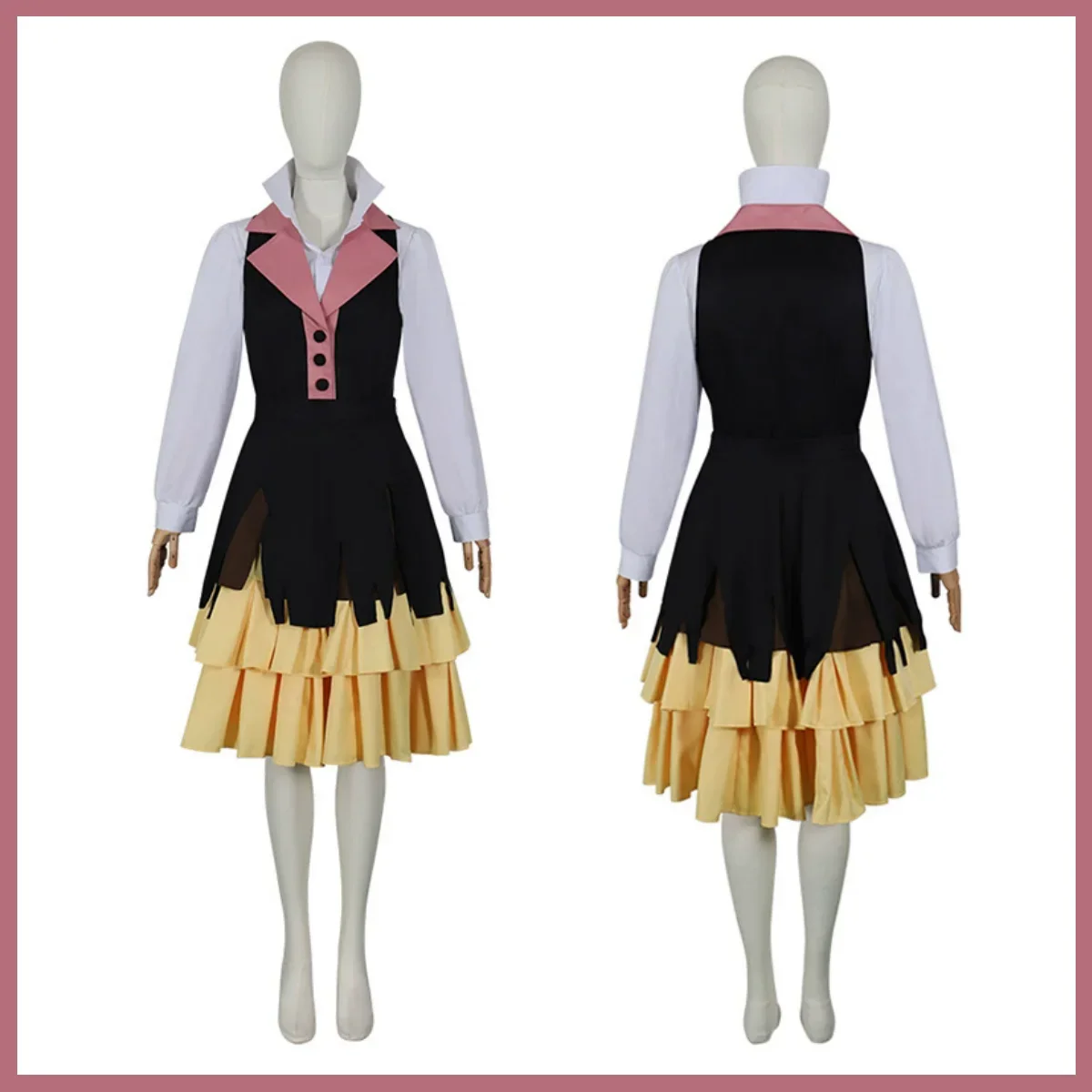 Anime Bungo Stray Dogs Lucy·Maud·Montgomery Cosplay Costume Shirt Skirt Uniform Full Set Wig Adult Woman Sexy Christmas Suit view 3