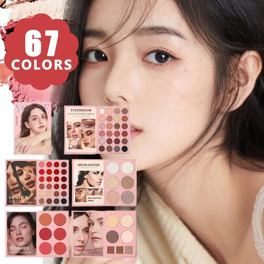 67 Colors Eyeshadow Palette Book Glitter Concealer Eyes Pigment Cosmetic Professional Makeup For Face Makeup Cute Cartoon N EWW