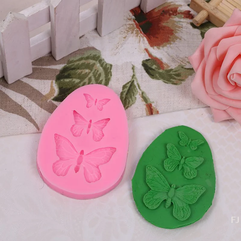 

[YU]Butterfly Mold Silicone Baking Accessories 3D DIY Mould Fondant Cake Decorating