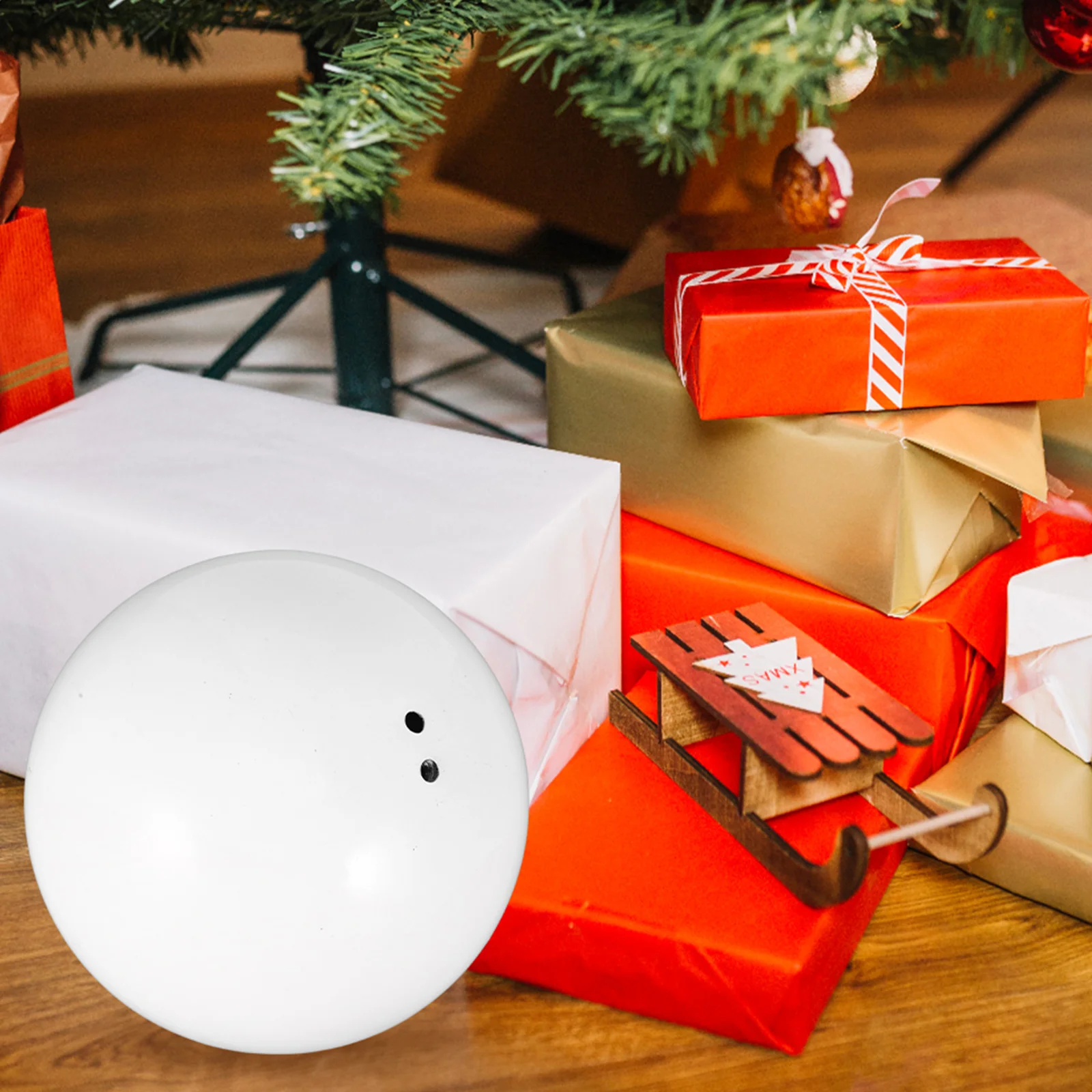 

1pc Stainless Steel Decorative Ball 150MM White Hollow Sphere for Home Store Office Hanging Ornaments Polished Surface