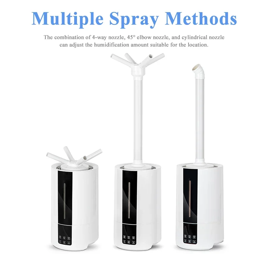 

13L Big Capacity Water Fogger Cool Mist Fog Humidificador 12L Industrial Smart Ultrasonic Air Humidifier for Large Room