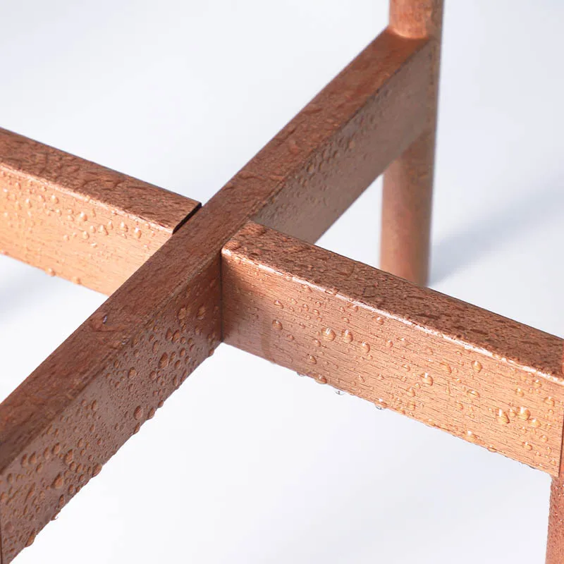 رف زهور من الخشب الصلب، حامل نبات عتيق، ديكور حديقة الشرفة، رف عرض خشبي للأواني الداخلية والخارجية