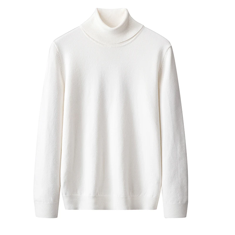 

Осень-зима бархатный стильный свитер с высоким воротом для повседневного тепло, однотонный темперамент с длинными рукавами, облегающий вязаный свитер