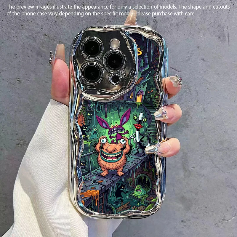Monster Pattern 2D Irregular P - огляд і ціна Phone Cases Trendy