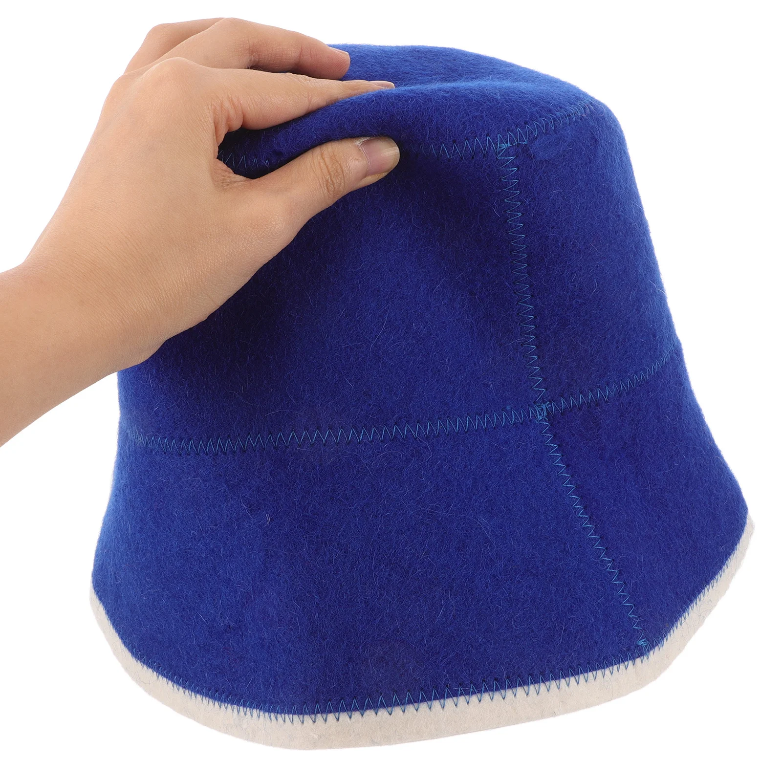 Felt Wool Sauna Hat Thickened Absorbent Bath Cap Russian Style Unisex Sauna Accessories Steam Room Spa Russian Hat