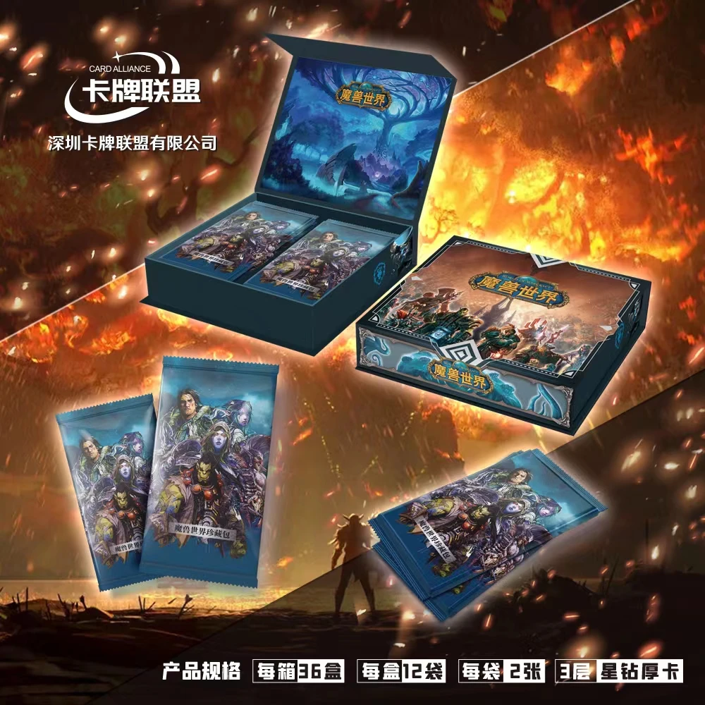 WOW Collection Cards Fall of The Lich King Arthas Sylvanas Windrunner Sylvan Archery Queen World Of Warcraft Dota Menethil Gifts