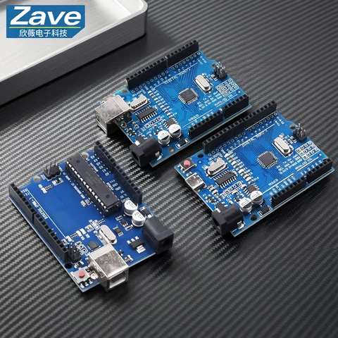 UNO R3 Development Board ATMEGA328P CH340 / ATEGA16U2 Compatible For Arduino with Cable R3/R4 UNO Proto Shield Expansion Board