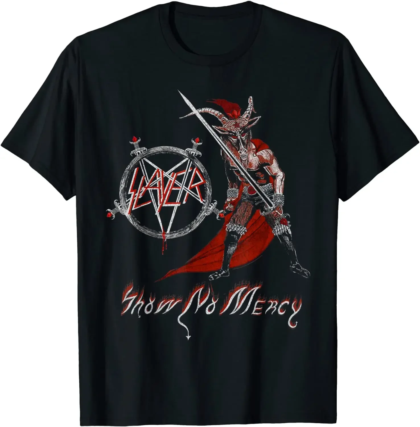 Show No Mercy. Personalized Vlad The Impaler Dracula T-Shirt 100% Cotton O-Neck Short Sleeve Casual Mens T-shirt Size S-3XL